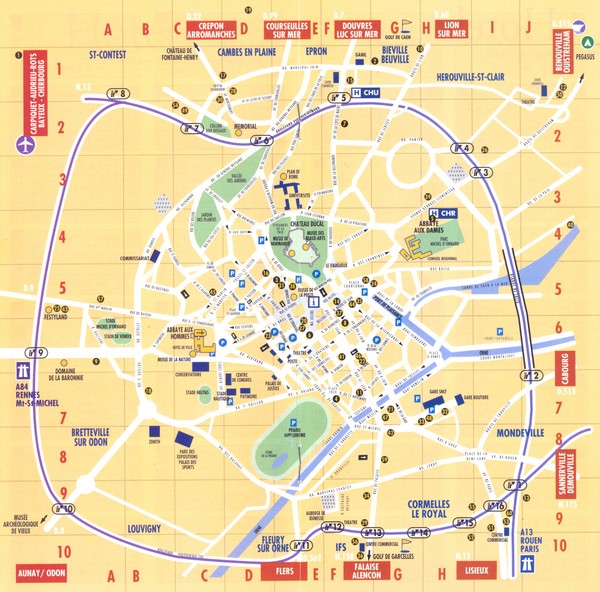 Caen Map