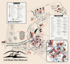 Cal State San Marcos Campus Map