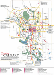 Calgary Map Calgary Map