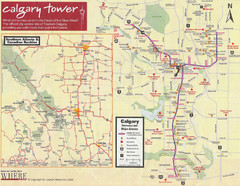 Calgary Tourist Map