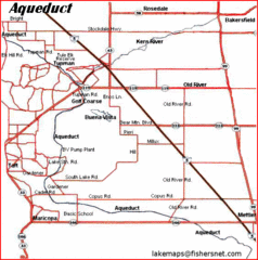 California Aquaduct Map in Kern County