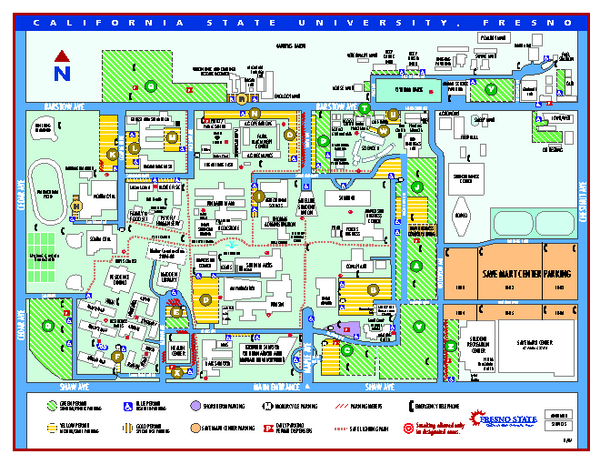 California State University - Fresno Map