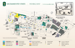 California State University at Sacramento Map