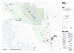 Callaghan Country Nordic Ski Trail Map