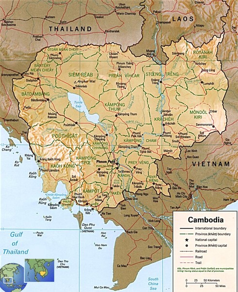 Cambodia Map