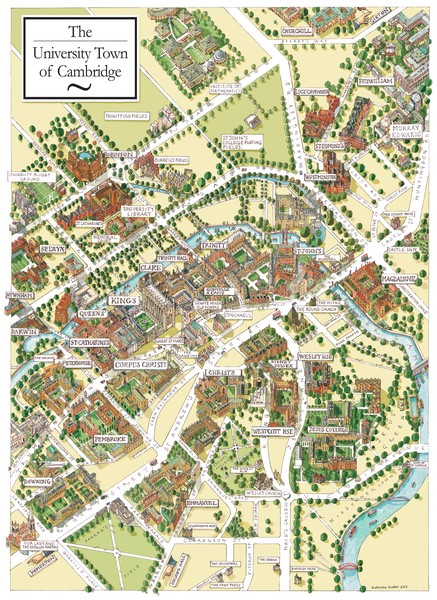 Cambridge England Map