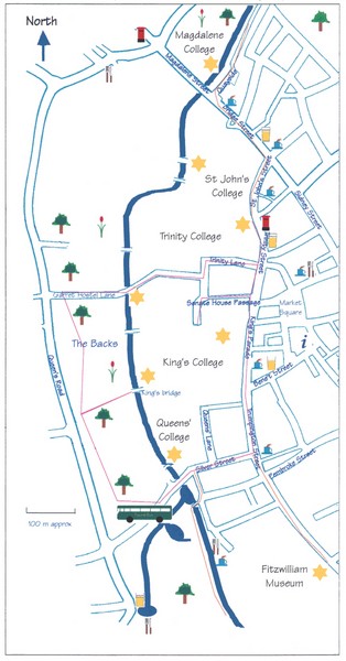 Cambridge Walking Map