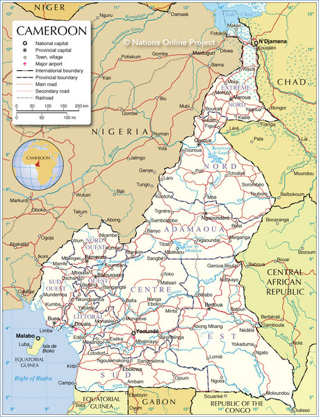 Cameroon Map