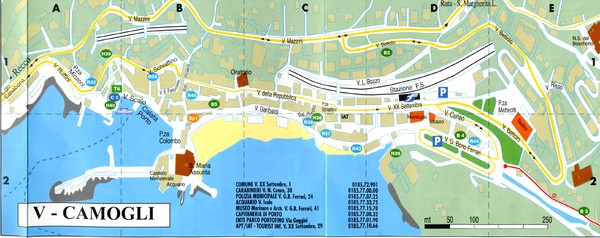 Camogli Map