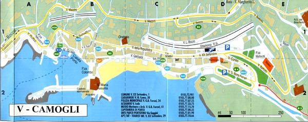 Camogli Map