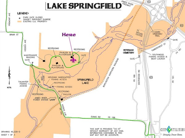 Camp Arrowhead Map