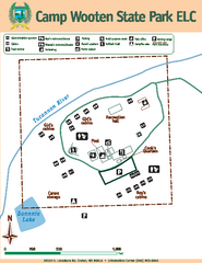 Camp Wooten State Park Map
