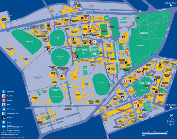 Camperdown Tourist Map