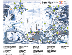 Canada Olympic Park Ski Trail Map