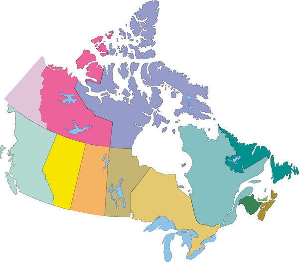 Canada Province Map