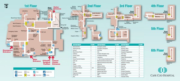 Cape Cod Hospital Map