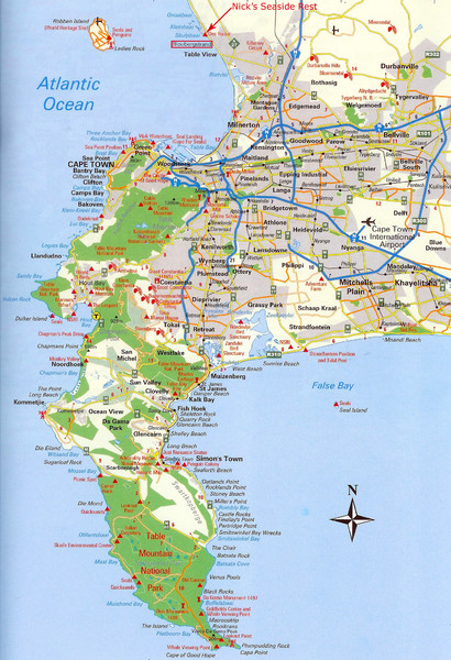 Cape Peninsula Map