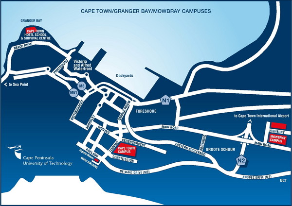 Cape Peninsula University of Technology Campus Map