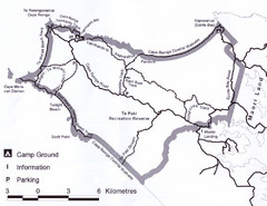 Cape Reinga Coastal Walkway Map