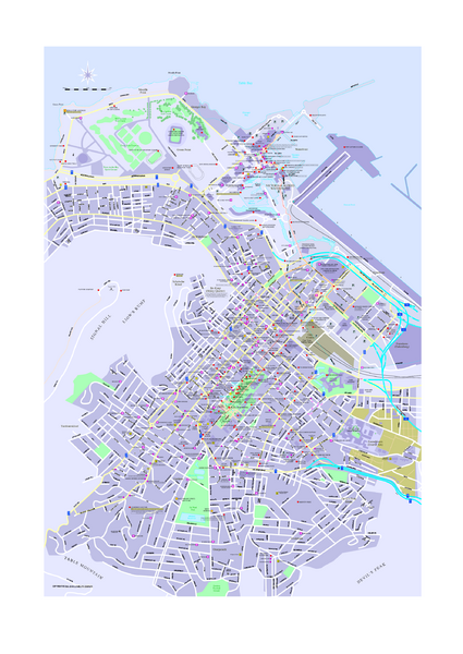 Cape Town Things to see and do Map