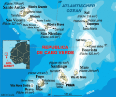 Cape Verde Map Cape Verde Map