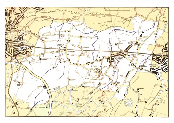 Capel Footpaths Map