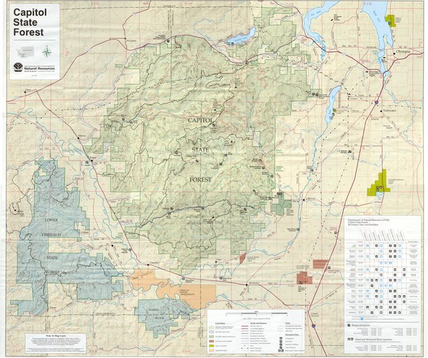 Capitol State Forest Map