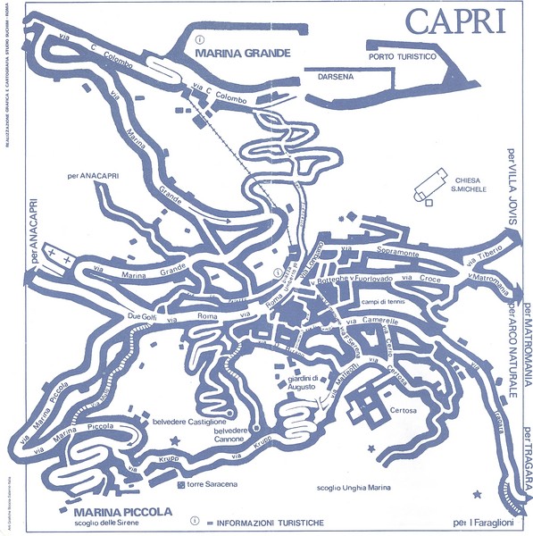 Capri Town Map