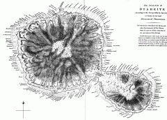 Captain Cook's Map of Tahiti