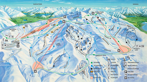 Cardrona Ski Trail Map