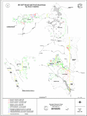 Caribou-Targhee Park map