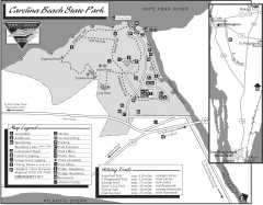 Caroline Beach State Park Map