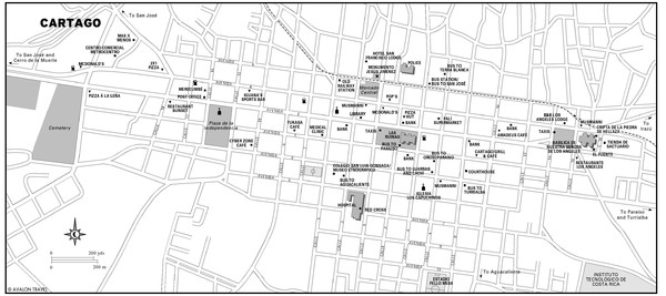 Cartago city Map