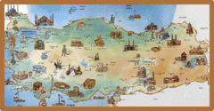 Cartoonish map of Turkey Cartoonish map of Turkey