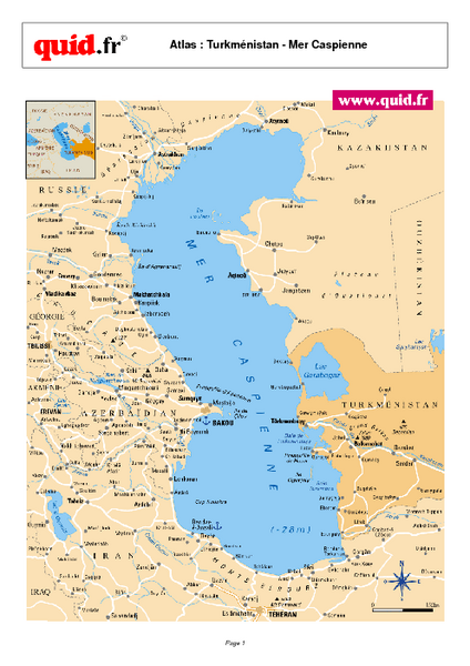 Caspian Sea Map