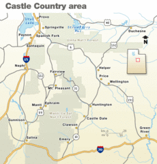 Castle Country national Park Map