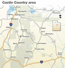 Castle Country national Park Map Castle Country national Park Map