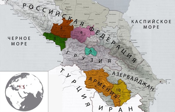 Caucasus Map