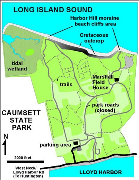 Caumsett State Park Map