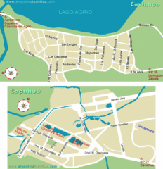 Caviahue & Copahue Map Caviahue & Copahue Map