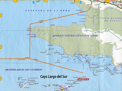 Cayo Largo del Sur Map