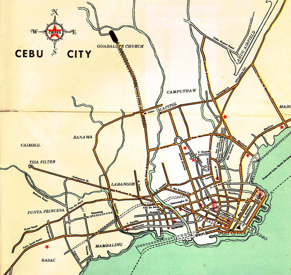 Cebu City Map Cebu Mappery
