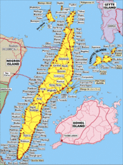 Cebu Island City Map
