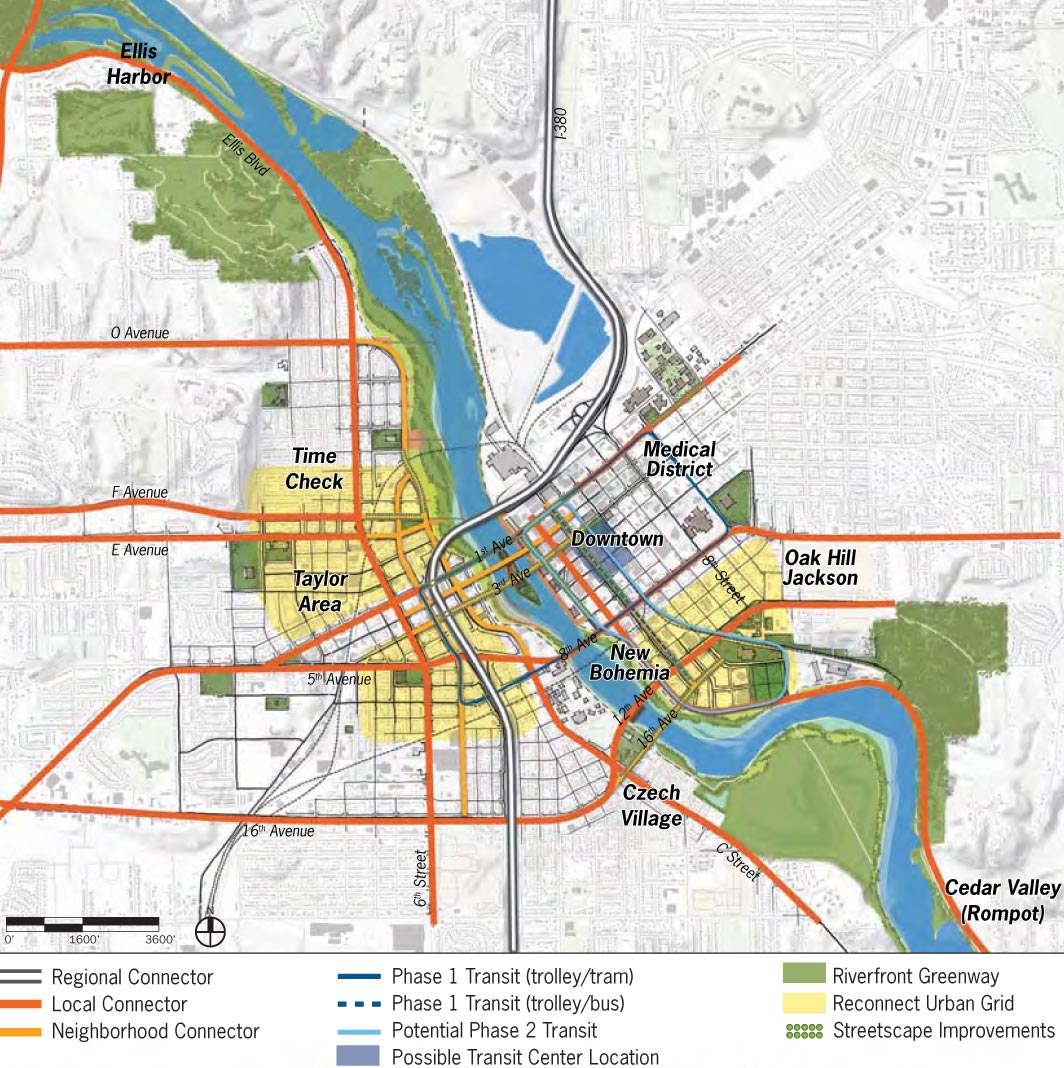 Cedar Rapids Tourist Map Cedar Rapids Mappery