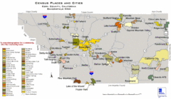Census Places and Cities in Kern County...