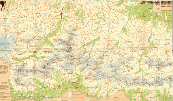 Central Caucasus Map