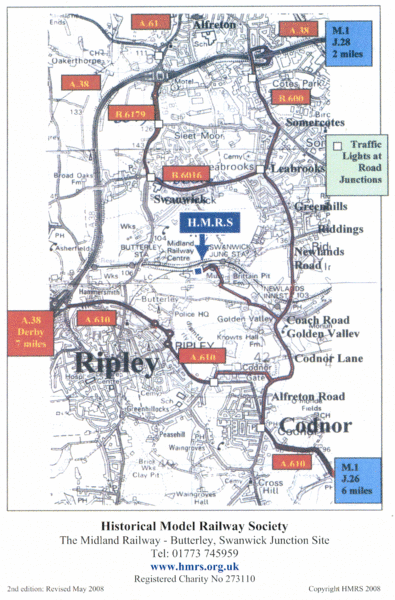 Central England Tourist Map