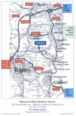 Central England Tourist Map