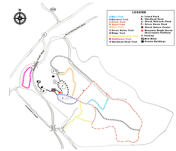 Central Kentucky Trail Map