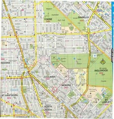 Central Perth, Australia City Map